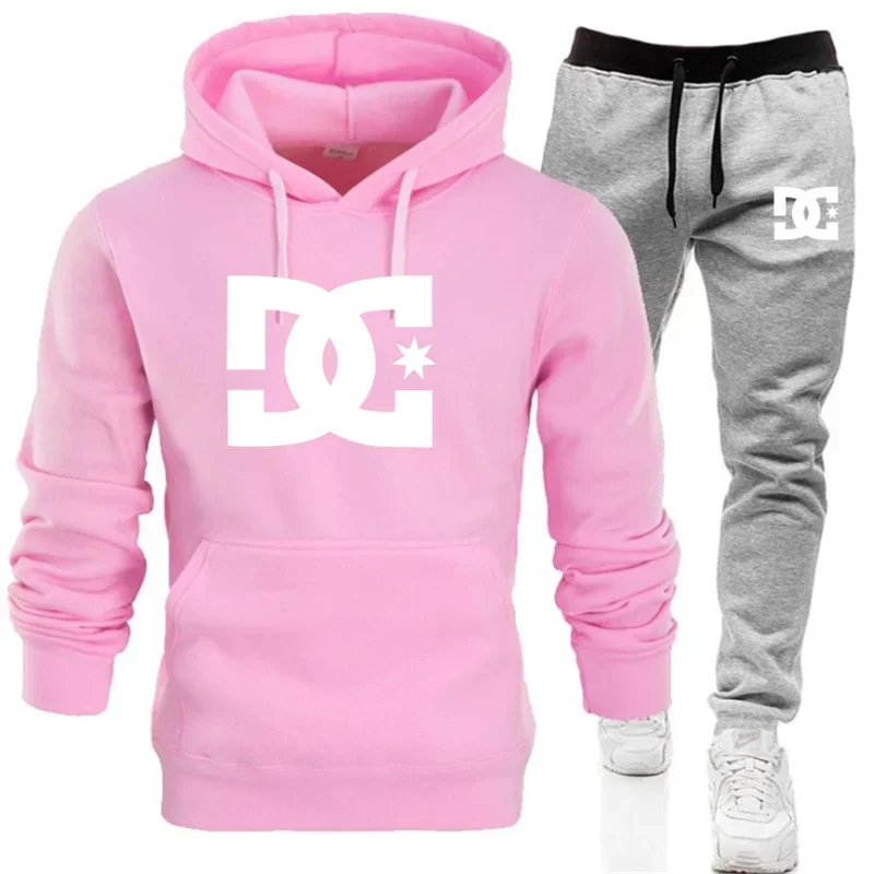 Running Gear Winter - طقم هودي وبنطلون كاجوال للرجال لخريف