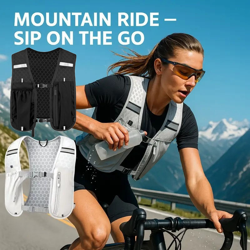 Running Gear For Marathon - حقيبة ظهر رياضية خفيفة الوزن مقاومة