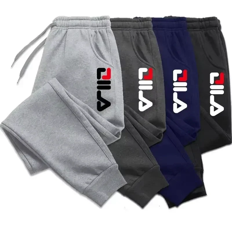 Running Gear Winter - بنطلونات رجالية مطبوعة جديدة لخريف وشتاء