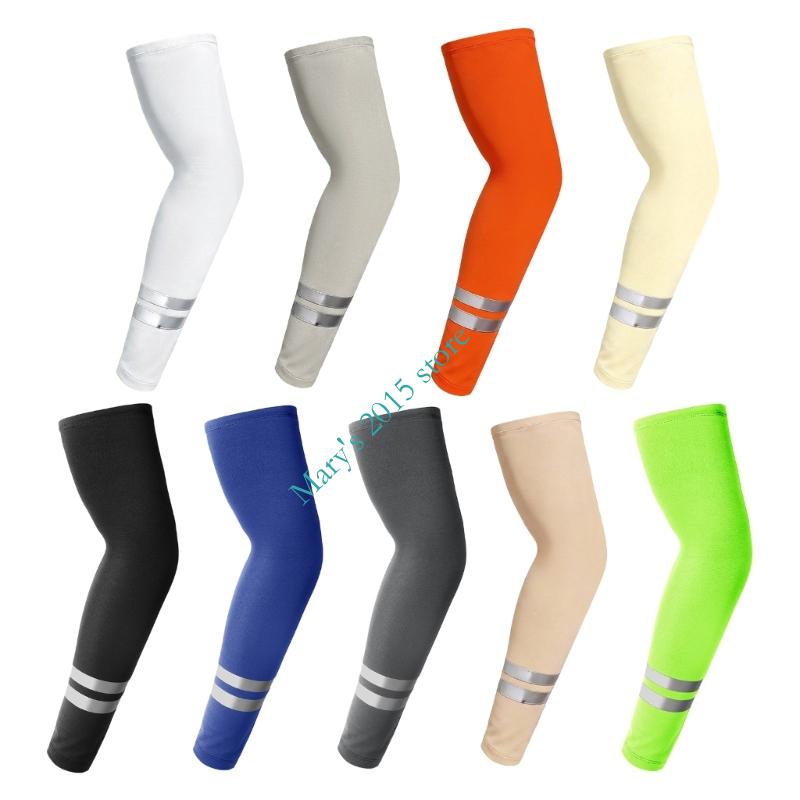 Running Gear Reflective - زوج أكمام ذراع عاكسة للشمس مقاس