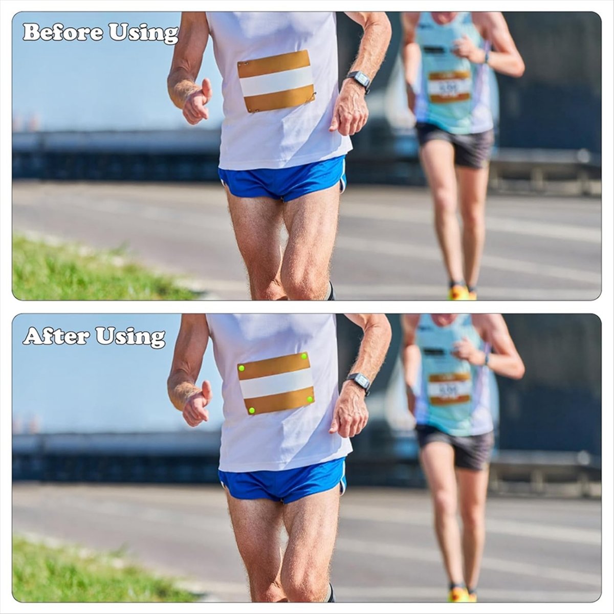 Running Gear For Marathon - ABJX 12 قطعة مشابك تثبيت أرقام