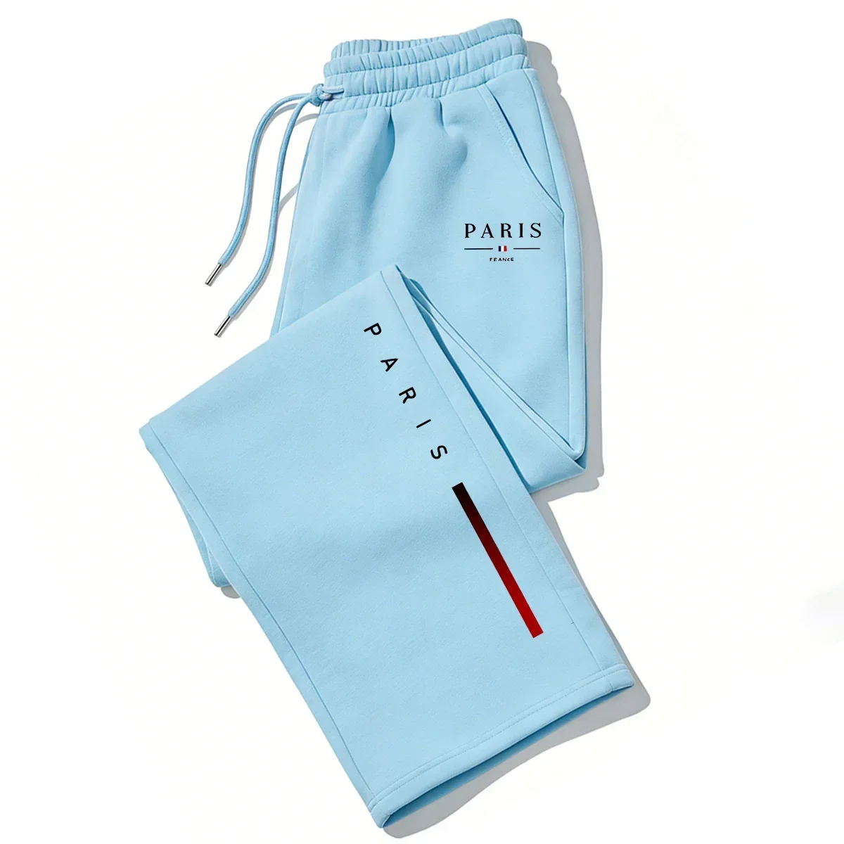 بنطلون واسع الساق مطبوع عليه P - مراجعة Running Gear Winter وسعره