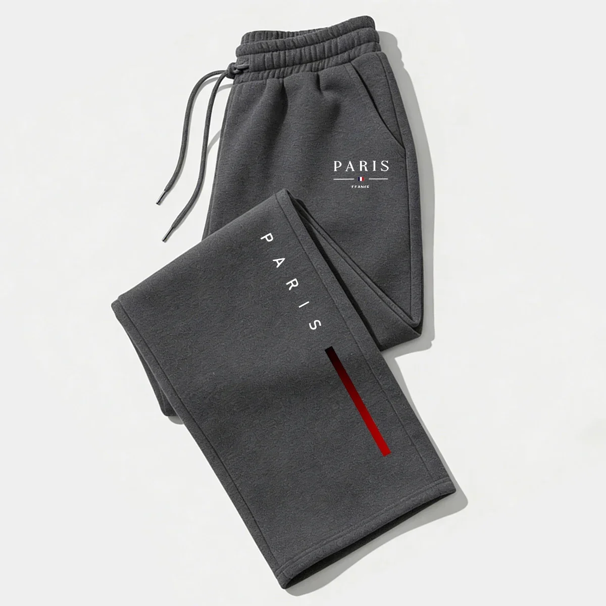 بنطلون واسع الساق مطبوع عليه P - مراجعة Running Gear Winter وسعره