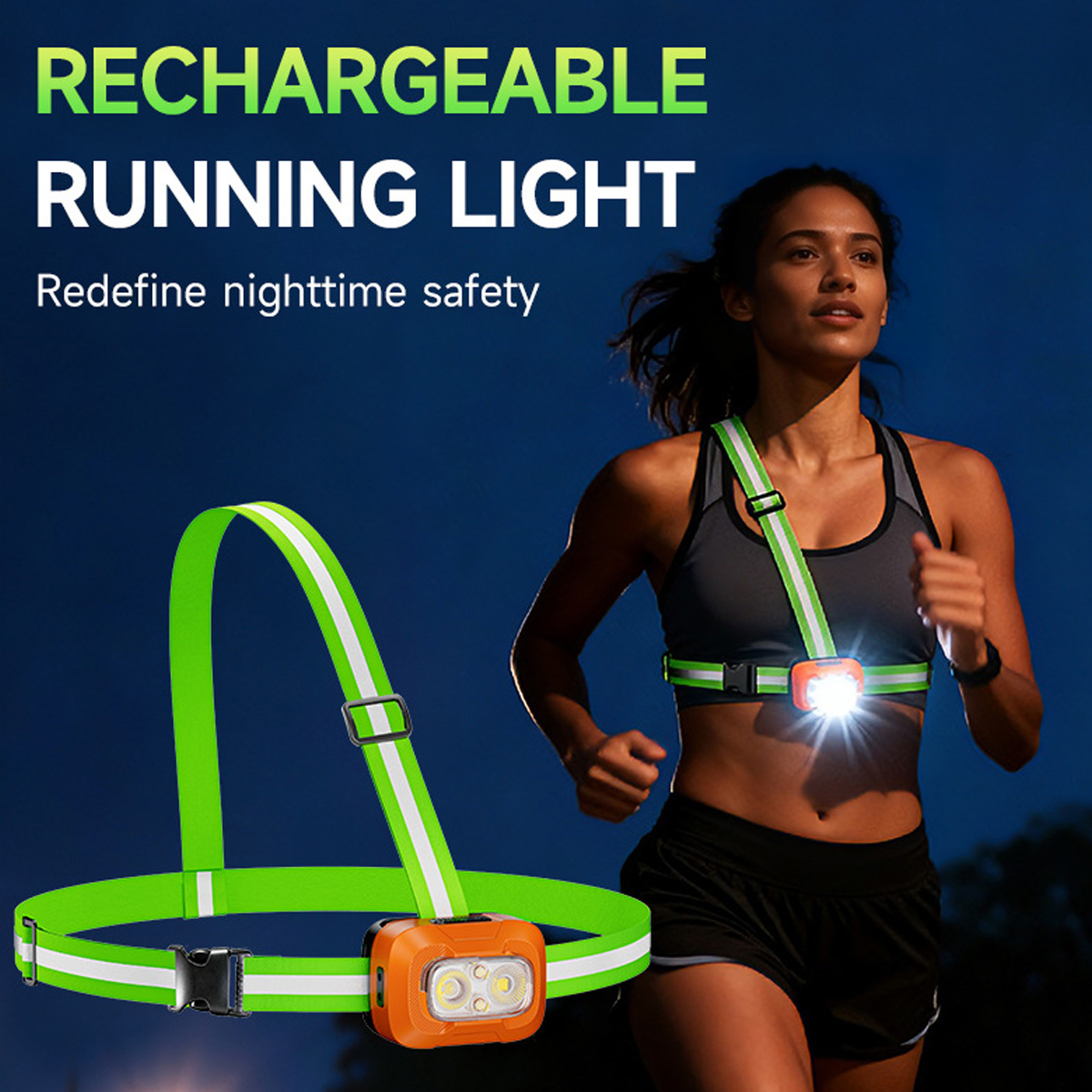 مصباح للجري قابل لإعادة الشحن  - مراجعة Running Gear Reflective وسعره
