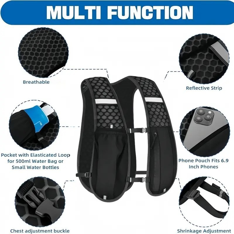 حقيبة ظهر خفيفة الوزن جديدة لل - مراجعة Running Gear For Marathon وسعره
