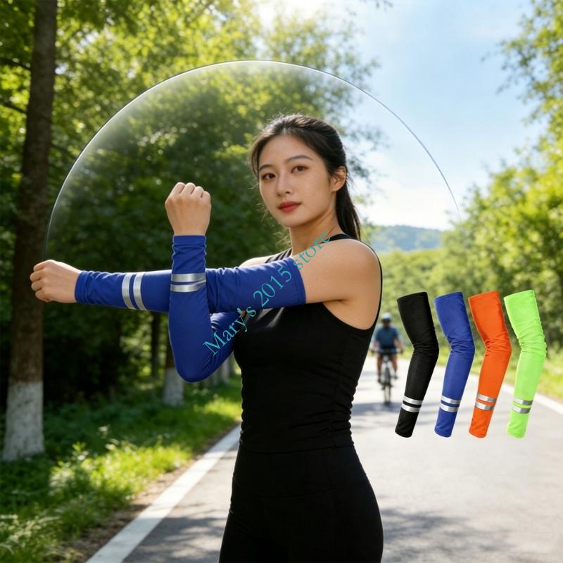 زوج أكمام ذراع عاكسة للشمس مقا - مراجعة Running Gear Reflective وسعره