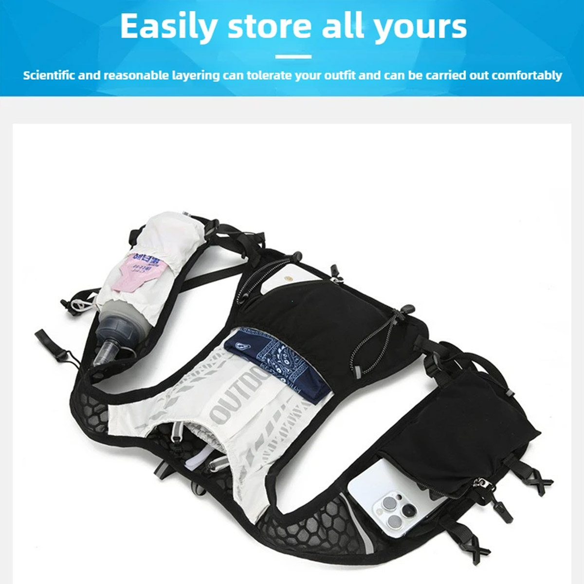 حقيبة ظهر احترافية للجري لمساف - مراجعة Running Gear For Marathon وسعره