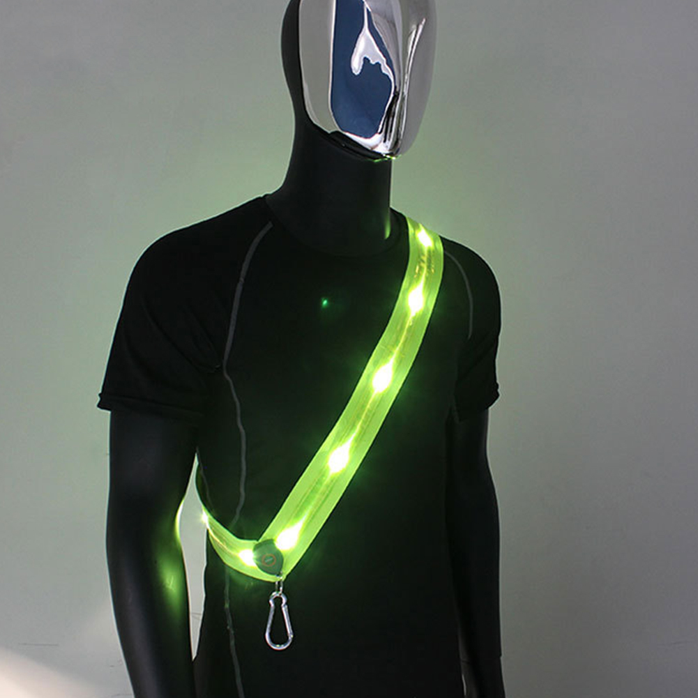 حزام كتف LED قابل لإعادة الشحن - مراجعة Running Gear Reflective وسعره