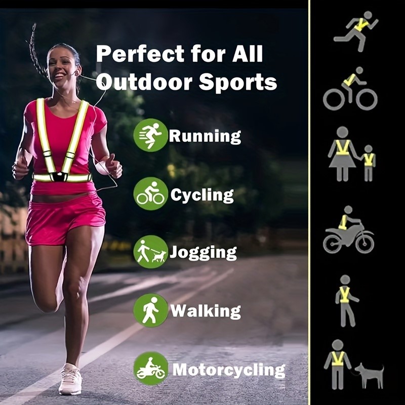 سترة أمان عاكسة عالية الوضوح ل - مراجعة Running Gear Reflective وسعره