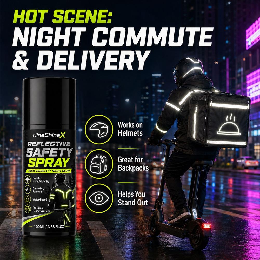 بخاخ أمان عاكس للضوء ليلاً، طل - مراجعة Running Gear Reflective وسعره